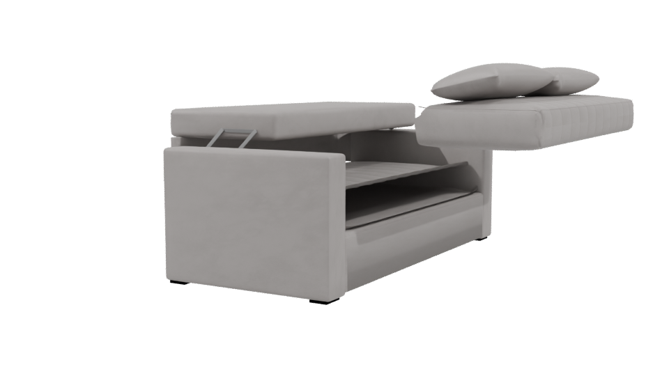 Stylish Modern Sofa Bed 3D - Professional 3D Model Render 3