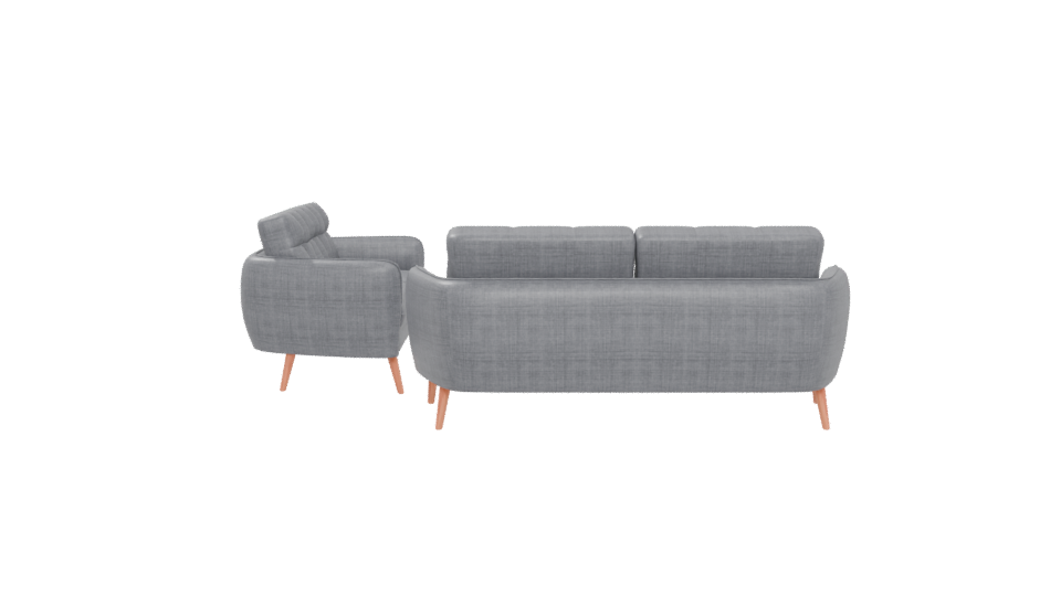 Stylish Modern Sofa Set 3D - Professional 3D Model Render 5