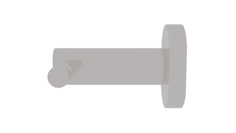 Stylish Wall Hook 3D Model - Professional 3D Model Render 2