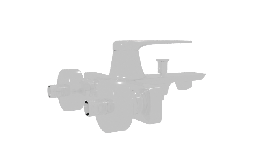 Stylish Bathroom Faucet 3D Model - Professional 3D Model Render 7