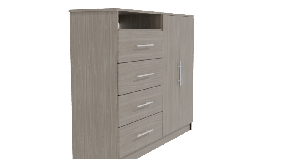 Stylish Storage Cabinet 3D Model - Professional 3D Model Render 9