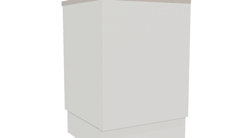 Stylish Modern Storage Cabinet 3D - Professional 3D Model Render 4