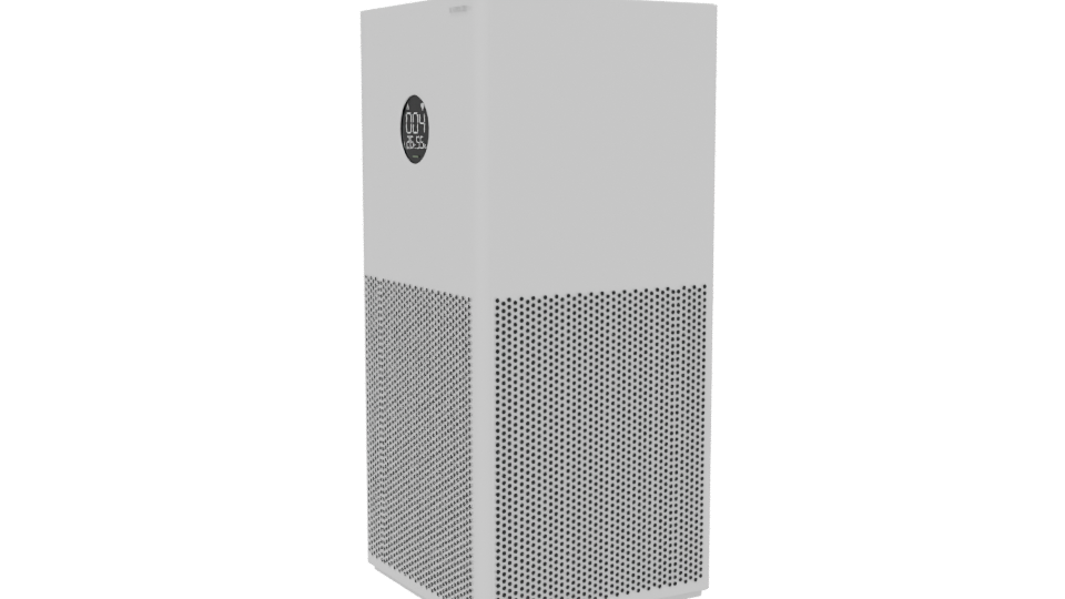 Minimalist Air Purifier Model 3D - Professional 3D Model Render 13