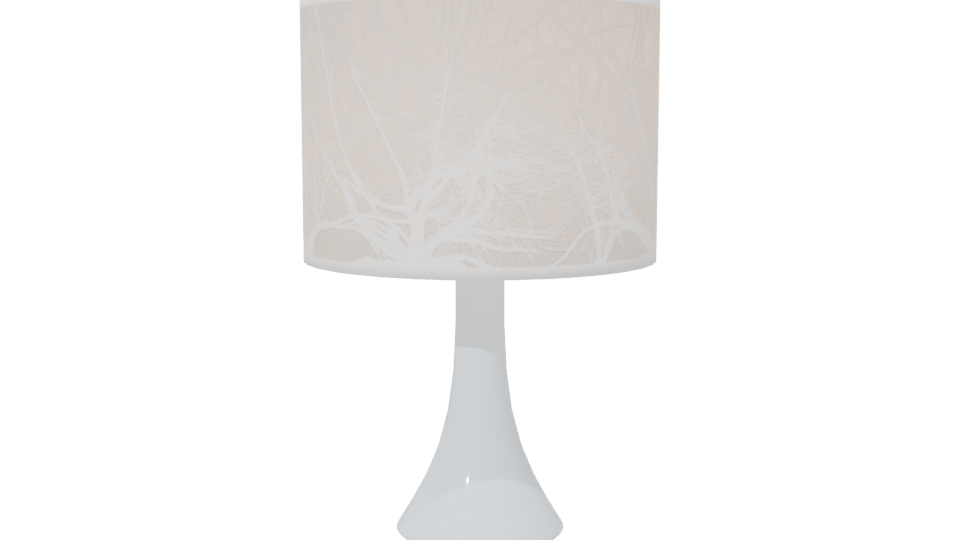 Stylish Touch Table Lamp 3D - Professional 3D Model Render 6