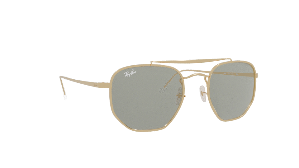 Ray-Ban Round Gold Sunglasses 3D - Professional 3D Model Render 10