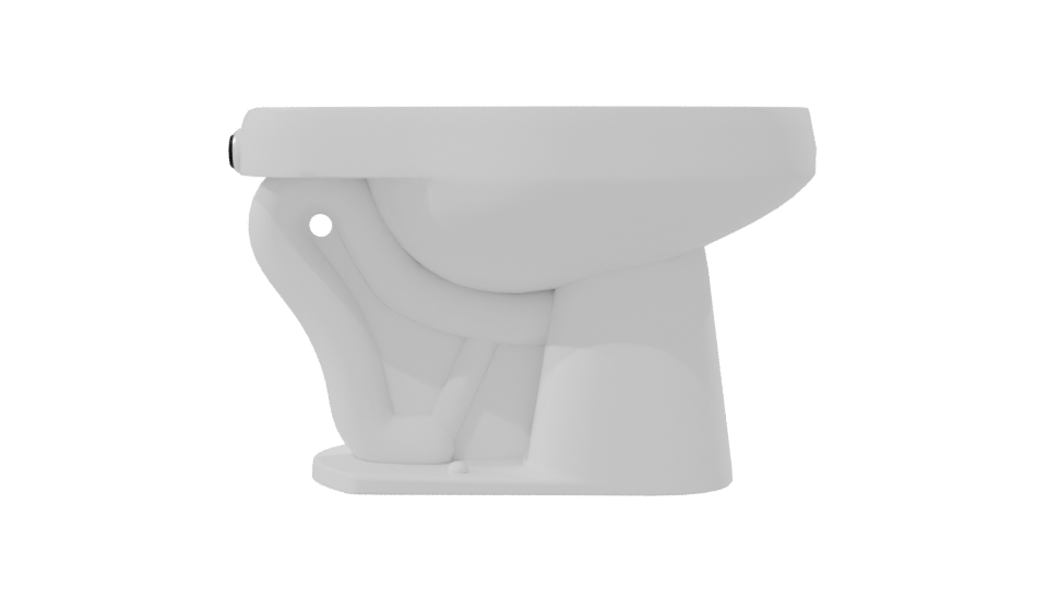 Minimalist Ceramic Bathroom Sink 3D Model - Professional 3D Model Render 8