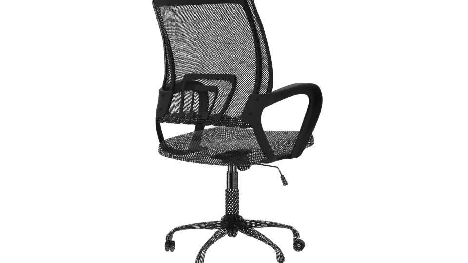 Stylish Modern Office Chair 3D - Professional 3D Model Render 6
