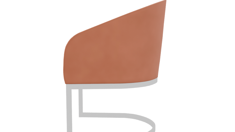 Chic Modern Accent Chair 3D - Professional 3D Model Render 2