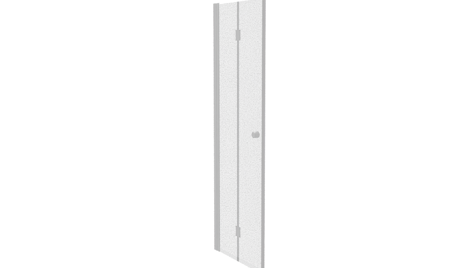 Contemporary Glass Shower Door 3D Model - Professional 3D Model Render 13