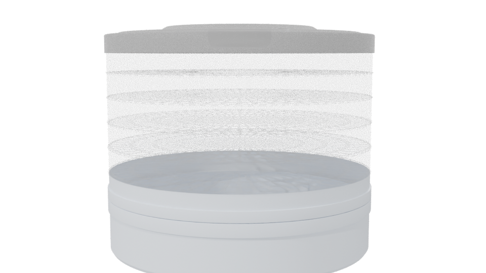 Compact Food Dehydrator 3D Model - Professional 3D Model Render 7