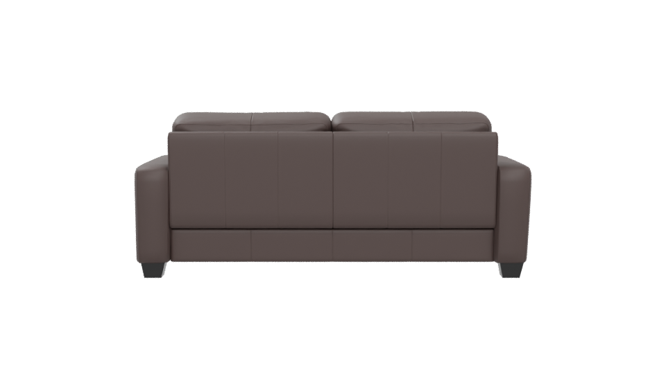 Stylish Brown Leather Sofa 3D - Professional 3D Model Render 5