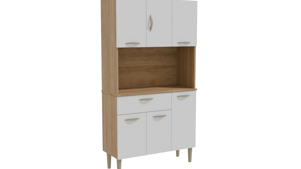 Compact Kitchen Furniture Model 3D - Professional 3D Model Render 10