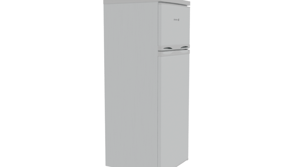 Stylish Top-Freezer Refrigerator 3D - Professional 3D Model Render 9