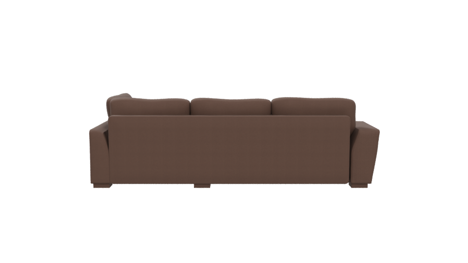 Elegant Modern Sectional Sofa 3D Model - Professional 3D Model Render 5