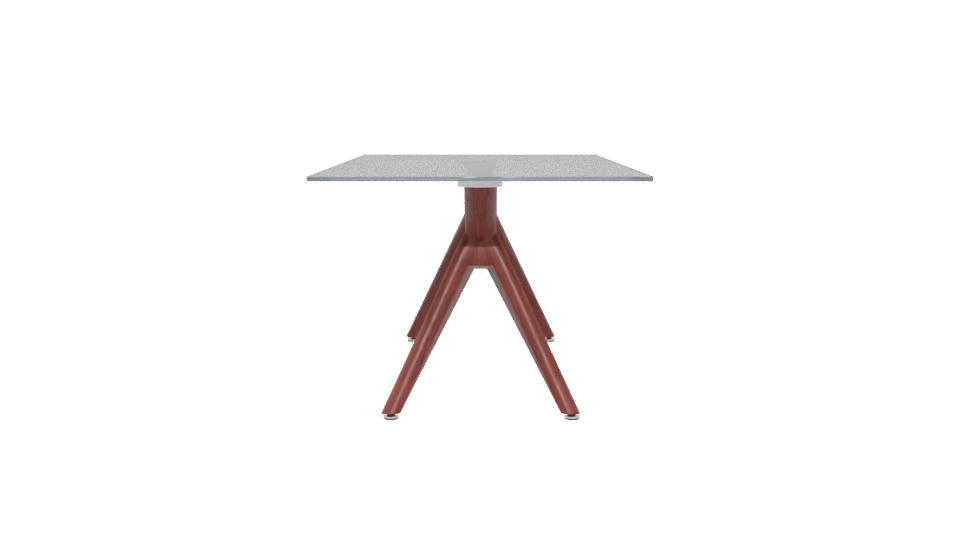 Stylish Glass Dining Table 3D - Professional 3D Model Render 5