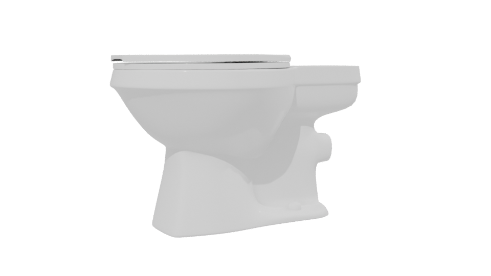 Minimalist Bathroom Toilet Model - Professional 3D Model Render 13