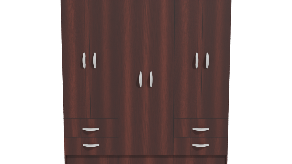 Elegant Wooden Cabinet 3D Model - Professional 3D Model Render 11