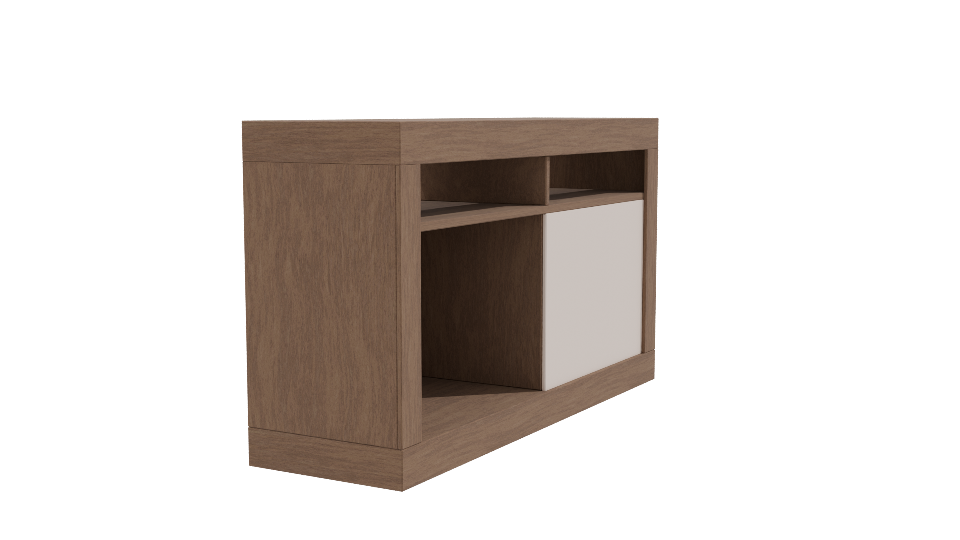 Stylish Wooden Console Table 3D Model - Professional 3D Model Render 9