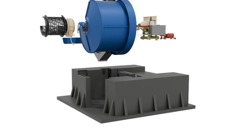 Advanced Industrial Machinery 3D Model - Professional 3D Model Render 4