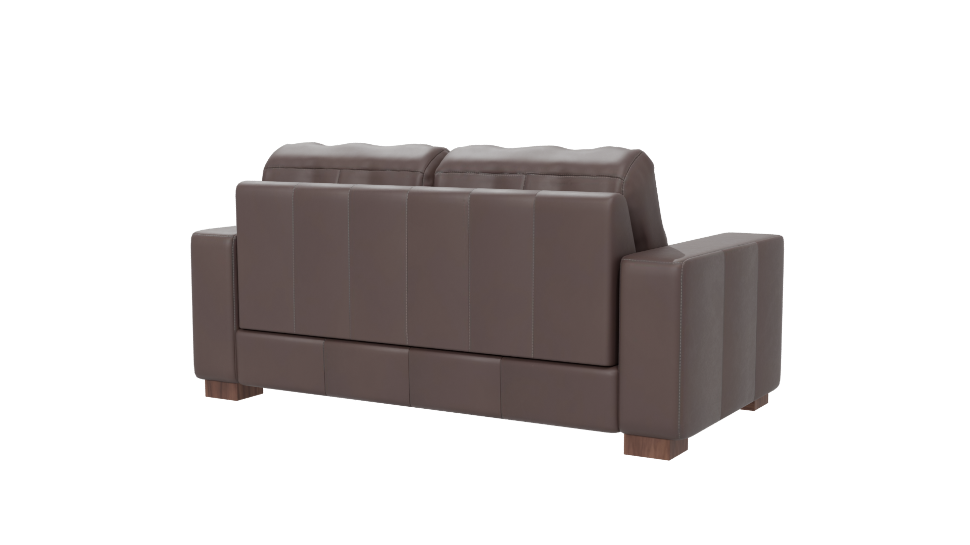 Stylish Brown Sofa 3D Model - Professional 3D Model Render 6