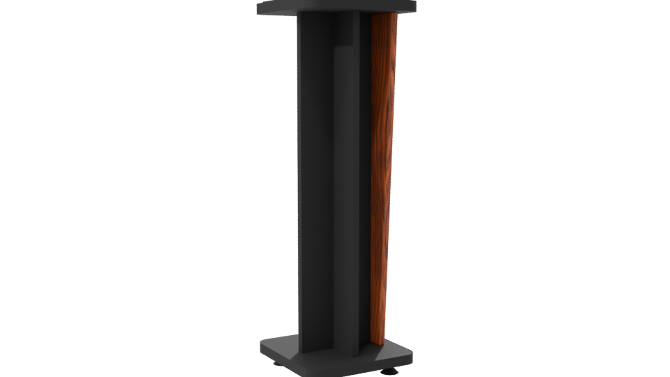 Stylish Wooden Podium Model 3D - Professional 3D Model Render 7