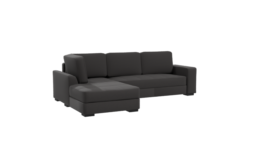 Contemporary L-Shaped Sofa Model 3D - Professional 3D Model Render 10