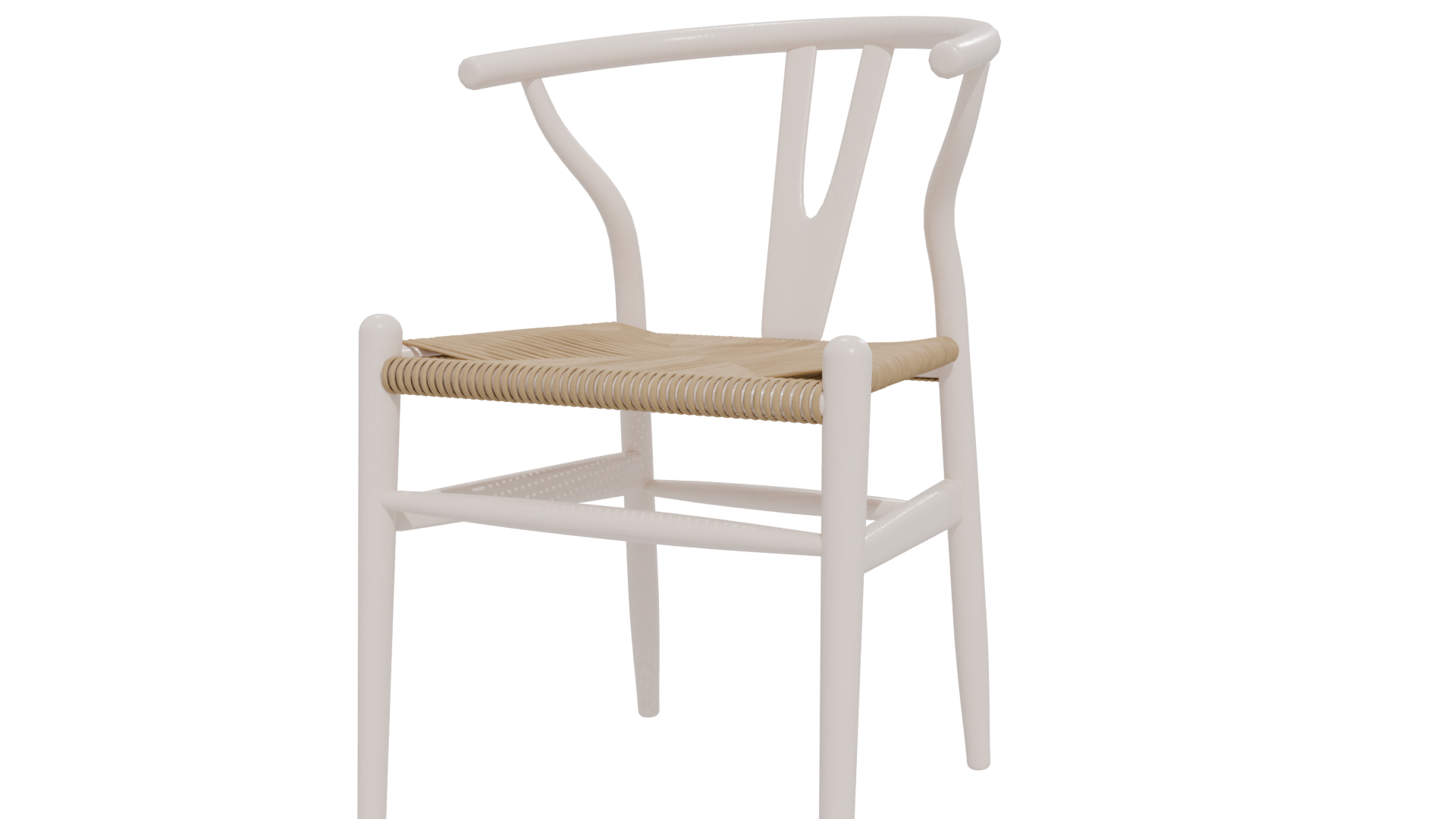 Stylish Minimalist Dining Chair Model - Professional 3D Model Render 12