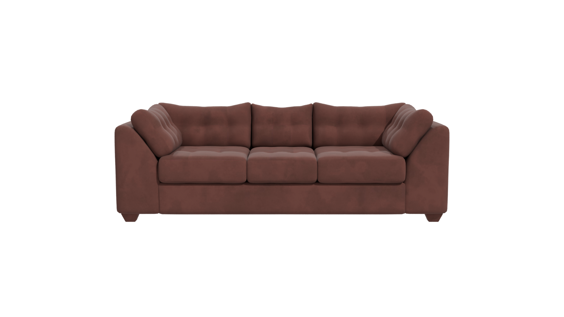 Stylish Modern Fabric Sofa 3D Model - Professional 3D Model Render 11