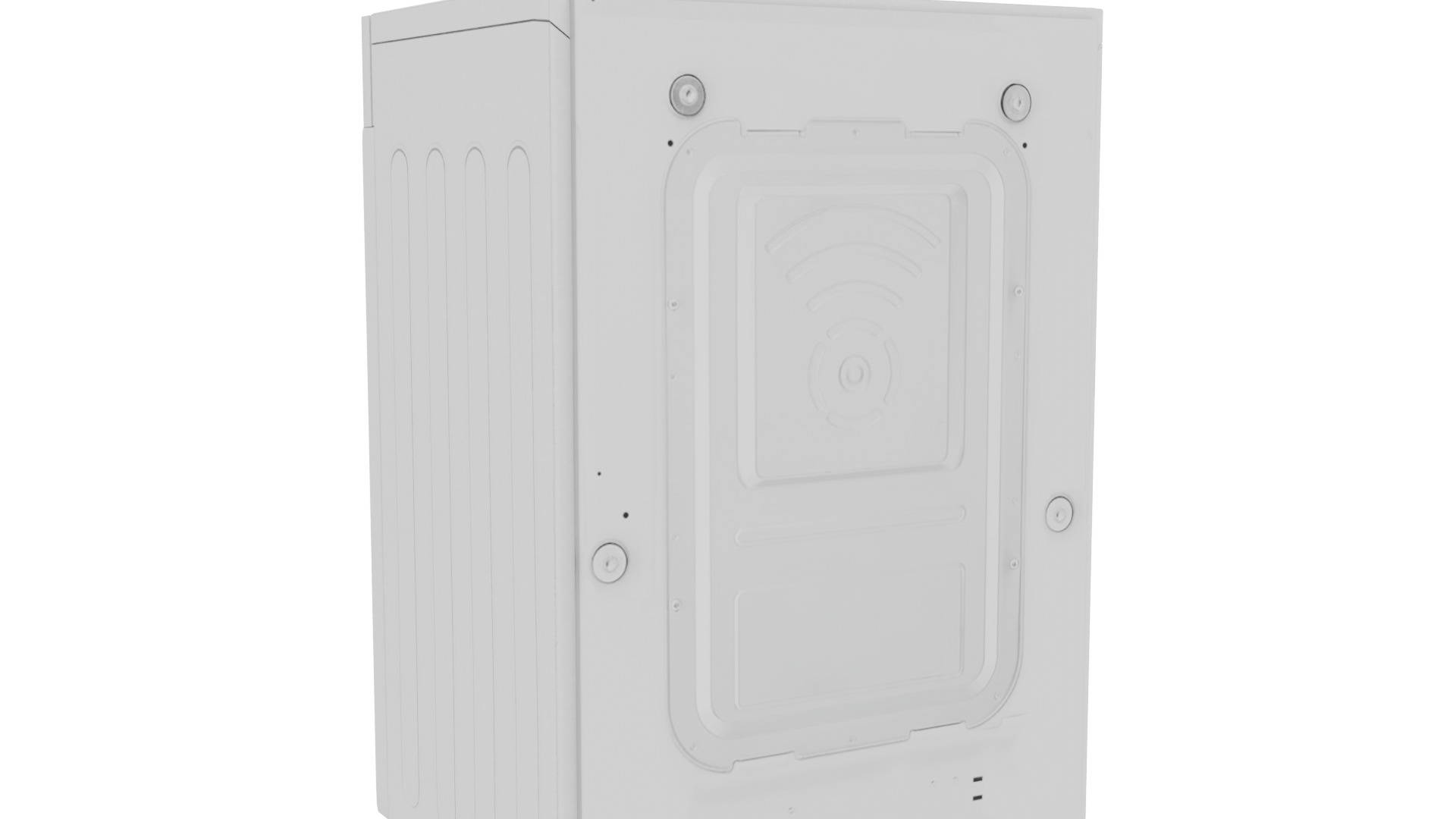 Realistic Washing Machine Model - Professional 3D Model Render 4