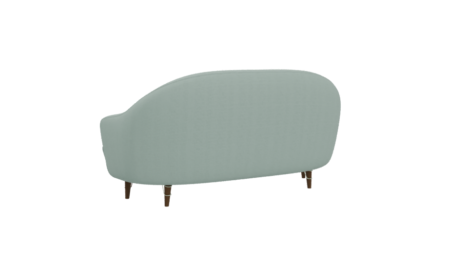 Stylish Modern Fabric Sofa 3D Model - Professional 3D Model Render 4