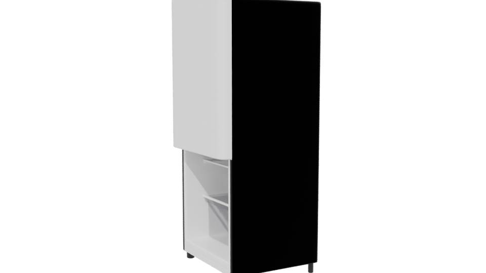 Vibrant Retro Refrigerator Model - Professional 3D Model Render 13