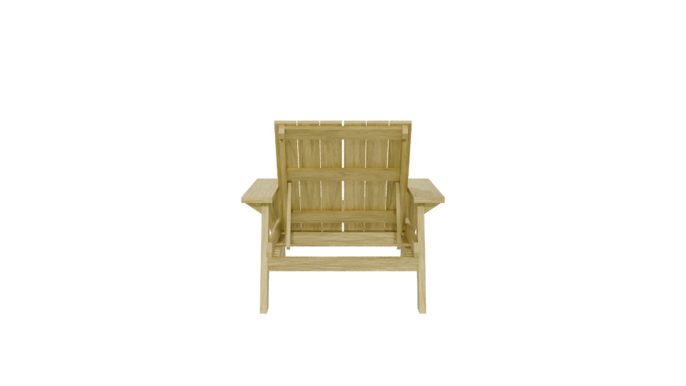 Sunbed Amarillo 3D Model - Professional 3D Model Render 5