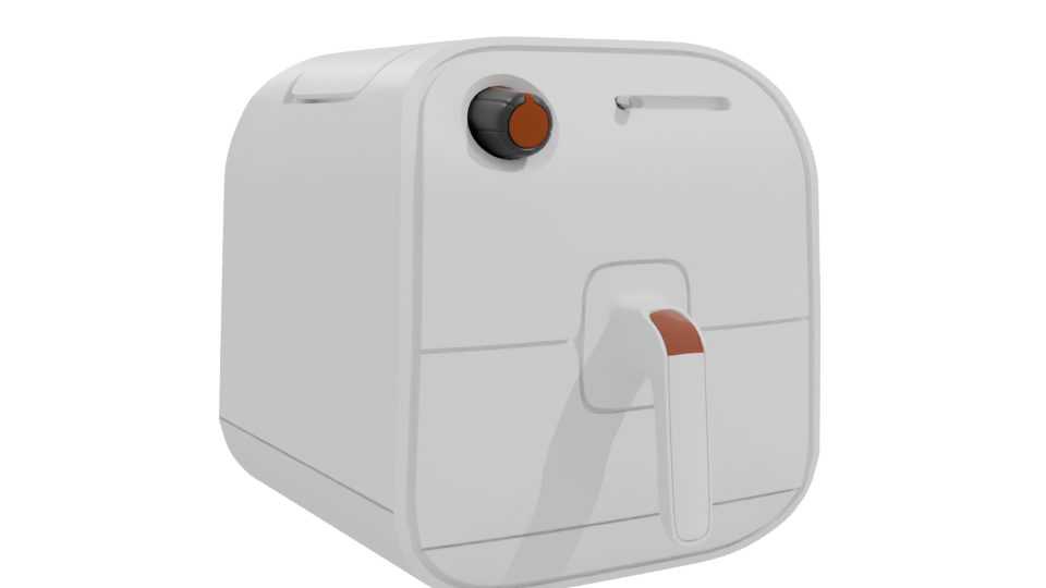 Freidora Frydelight Air Fryer 3D - Professional 3D Model Render 10