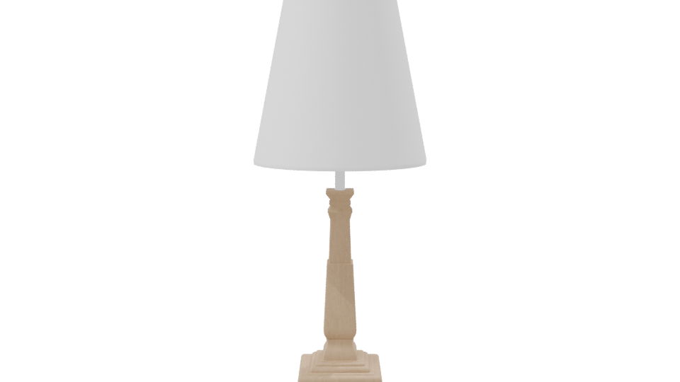 Elegant Table Lamp 3D Model - Professional 3D Model Render 8