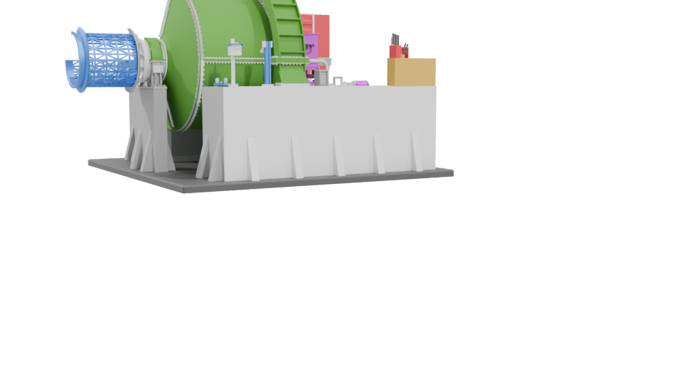 Industrial Machinery 3D Model - Professional 3D Model Render 4