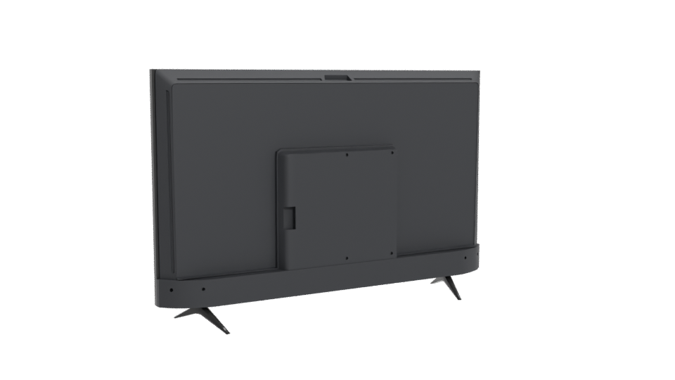 Sleek Flat Screen TV Model - Professional 3D Model Render 4
