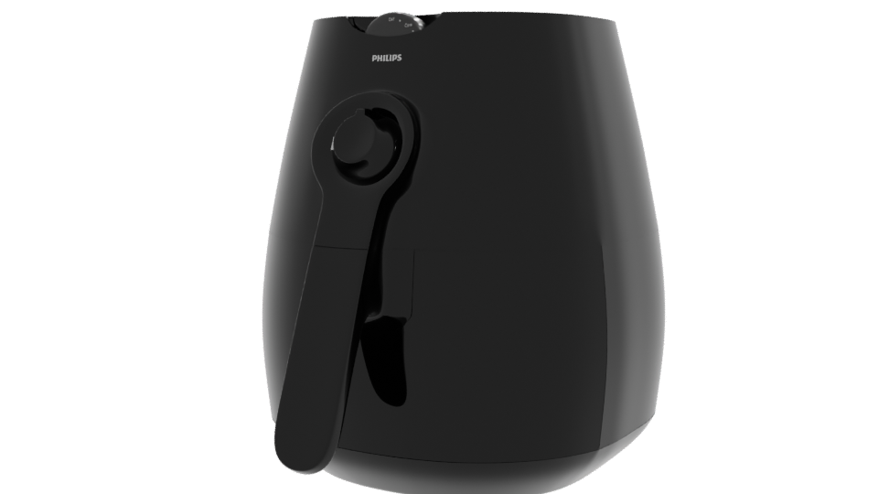 Freidora Airfryer HD9218/71 3D Model - Professional 3D Model Render 12