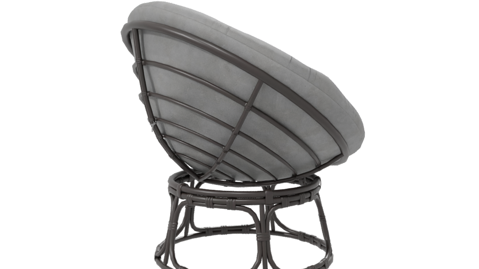 Stylish Fabric Lounge Chair Model - Professional 3D Model Render 7