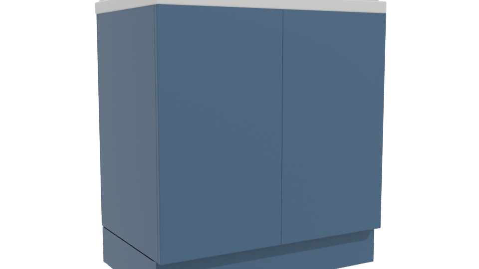 Sleek Minimalist Kitchen Cabinet 3D Model - Professional 3D Model Render 10