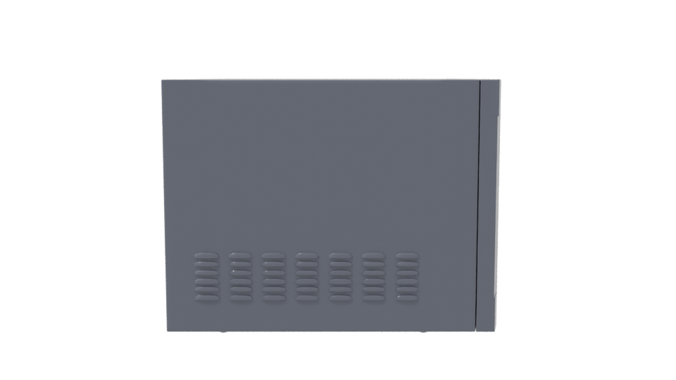 Sleek Modern Microwave 3D Model - Professional 3D Model Render 8