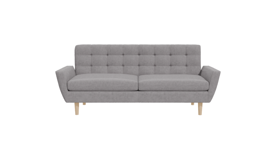 Contemporary Fabric Sofa 3D Model - Professional 3D Model Render 11