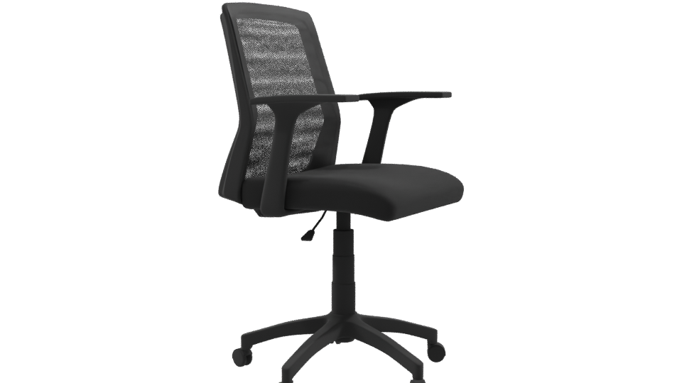 Sleek Modern Office Chair 3D - Professional 3D Model Render 9