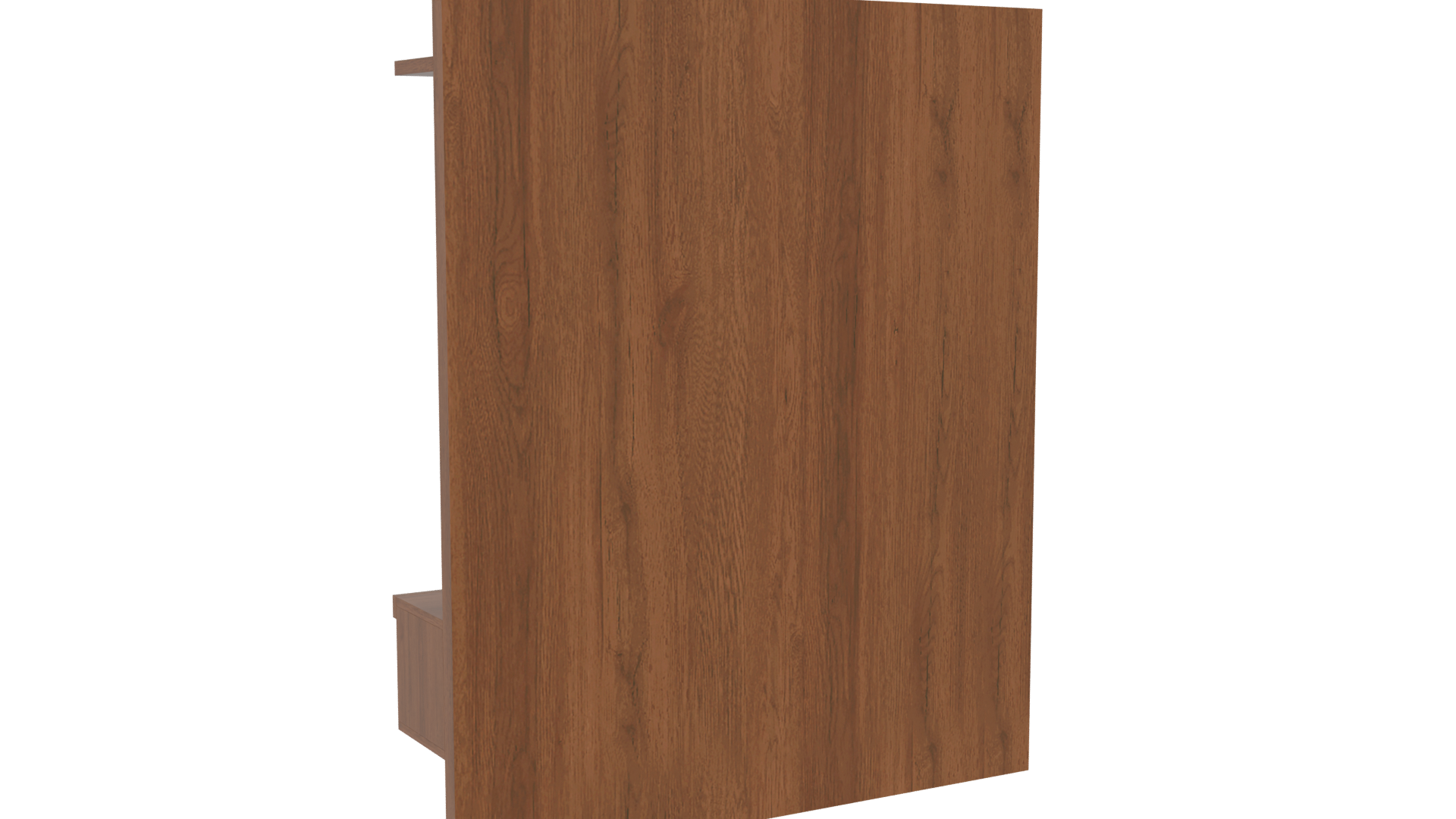 Stylish Wooden Wall-Mounted Storage Unit 3D Model - Professional 3D Model Render 9