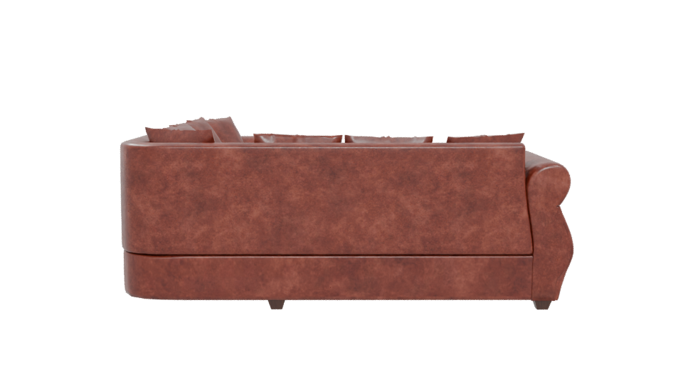 Vintage Leather Sofa Model 3D - Professional 3D Model Render 5
