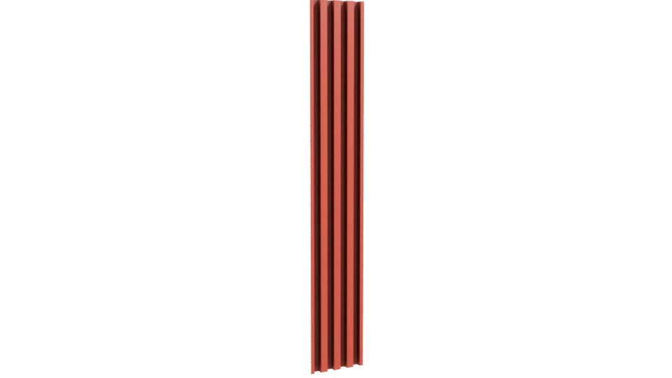 Stylish Vertical Wood Panel 3D - Professional 3D Model Render 10