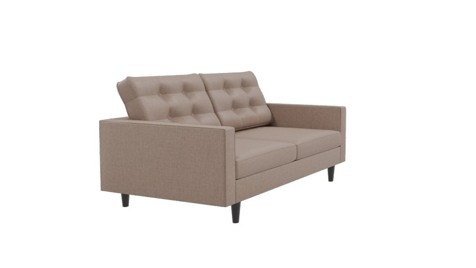 Stylish Upholstered Sofa Model - Professional 3D Model Render 9