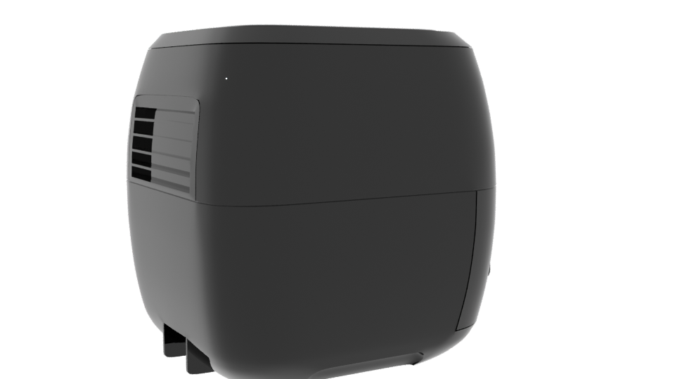 Stylish Air Fryer 3D Model - Professional 3D Model Render 7