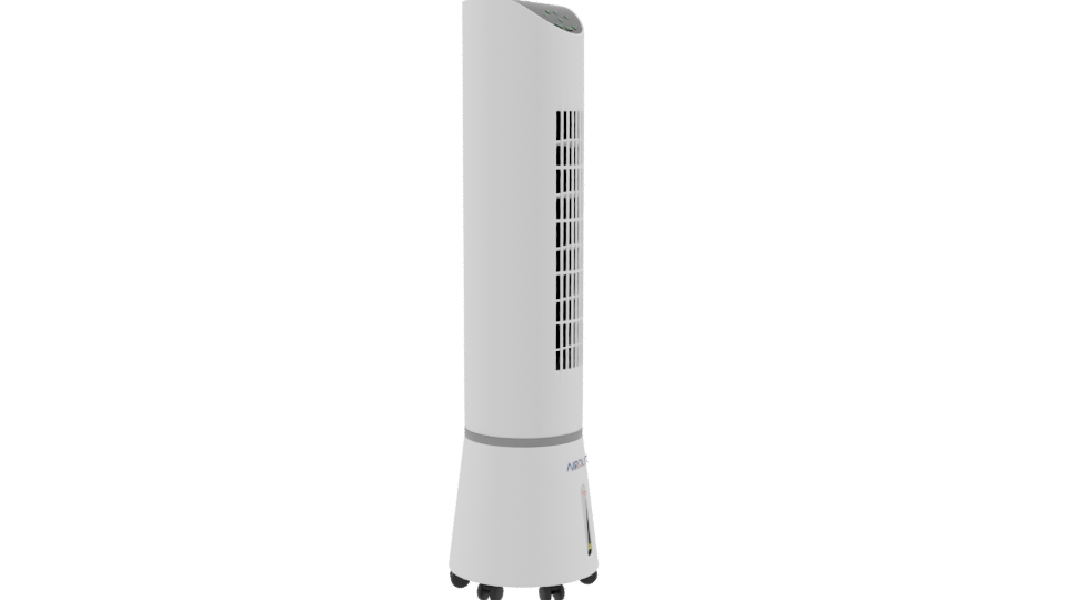Evaporative Tower Cooler 3D Model - Professional 3D Model Render 9