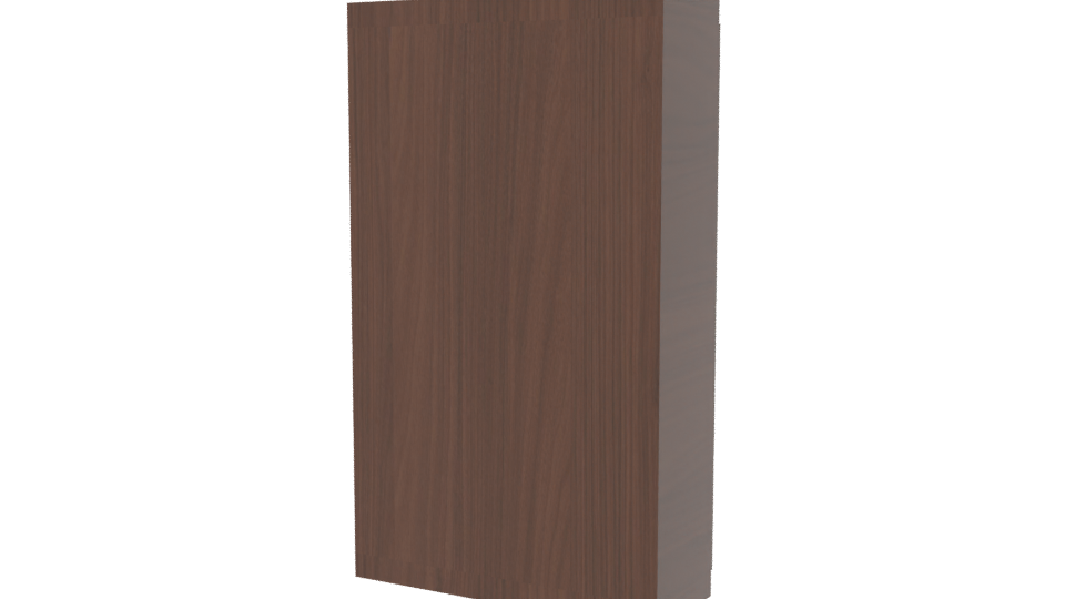 Stylish Wooden Storage Cabinet 3D - Professional 3D Model Render 6