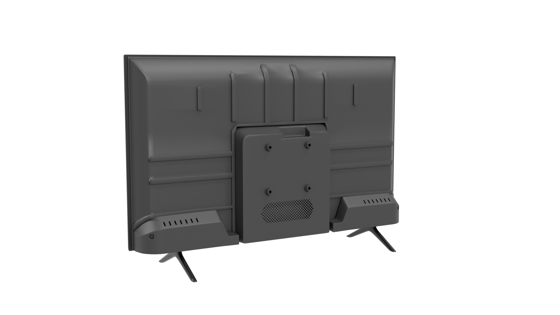 Sleek Modern Flat Screen TV - Professional 3D Model Render 4